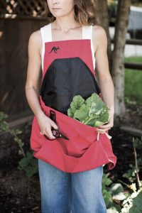Roo gardening and harvesting apron